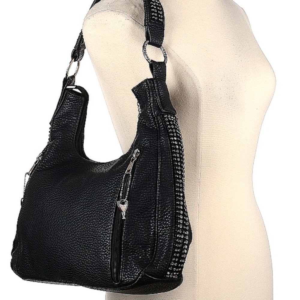 Black Shoulder Bag, Unbranded.